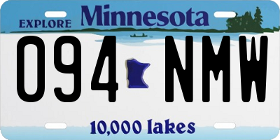 MN license plate 094NMW