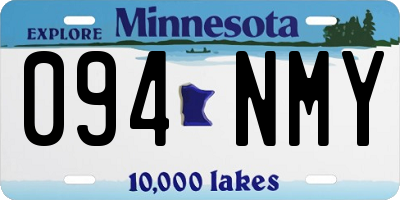 MN license plate 094NMY