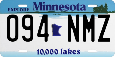 MN license plate 094NMZ