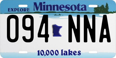 MN license plate 094NNA