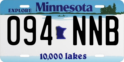 MN license plate 094NNB