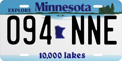 MN license plate 094NNE