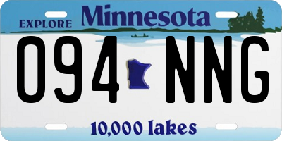 MN license plate 094NNG