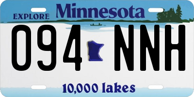 MN license plate 094NNH