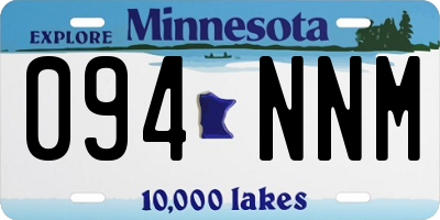 MN license plate 094NNM