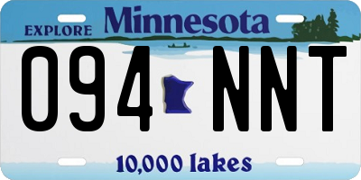 MN license plate 094NNT