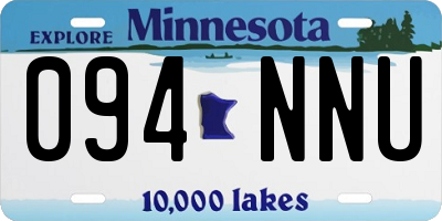 MN license plate 094NNU