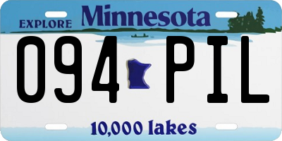 MN license plate 094PIL