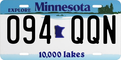 MN license plate 094QQN