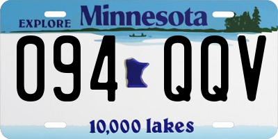 MN license plate 094QQV