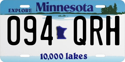 MN license plate 094QRH