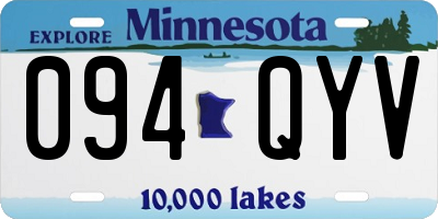 MN license plate 094QYV
