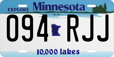 MN license plate 094RJJ