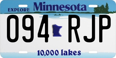 MN license plate 094RJP