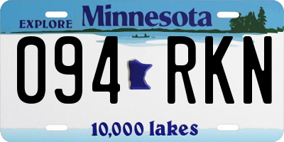 MN license plate 094RKN