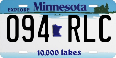MN license plate 094RLC