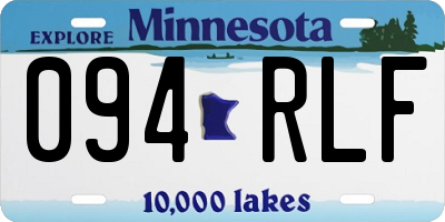 MN license plate 094RLF
