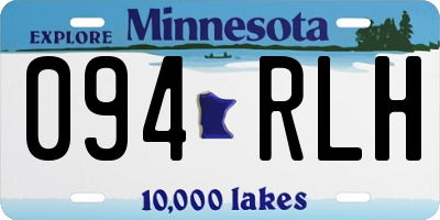 MN license plate 094RLH
