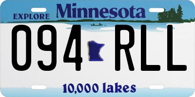 MN license plate 094RLL