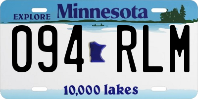 MN license plate 094RLM