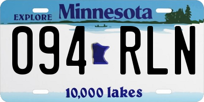 MN license plate 094RLN