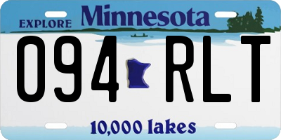 MN license plate 094RLT