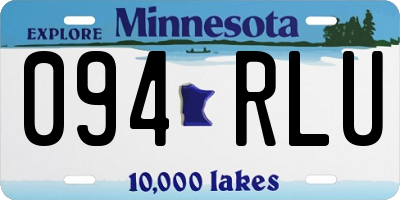 MN license plate 094RLU