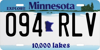 MN license plate 094RLV