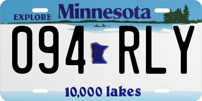 MN license plate 094RLY