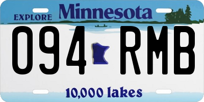 MN license plate 094RMB