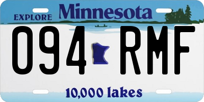 MN license plate 094RMF
