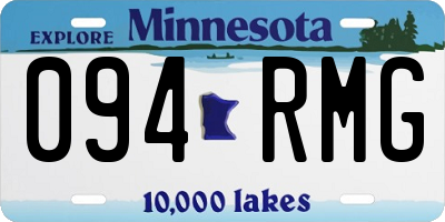 MN license plate 094RMG