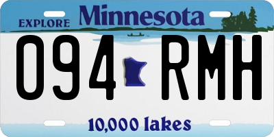 MN license plate 094RMH