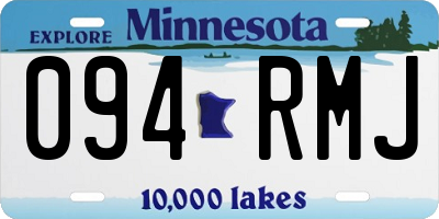 MN license plate 094RMJ