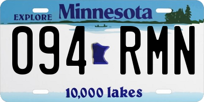 MN license plate 094RMN
