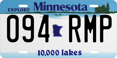MN license plate 094RMP
