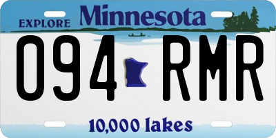 MN license plate 094RMR