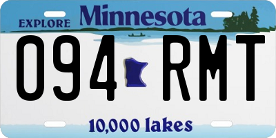 MN license plate 094RMT