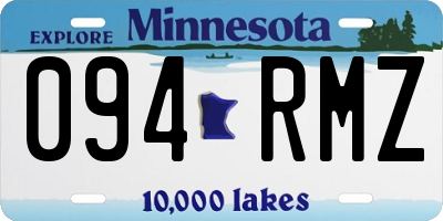 MN license plate 094RMZ