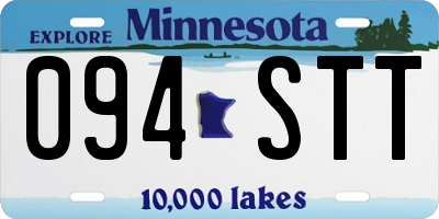 MN license plate 094STT