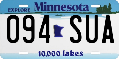MN license plate 094SUA
