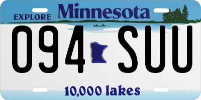 MN license plate 094SUU