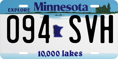 MN license plate 094SVH