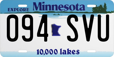 MN license plate 094SVU