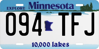 MN license plate 094TFJ