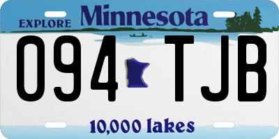 MN license plate 094TJB