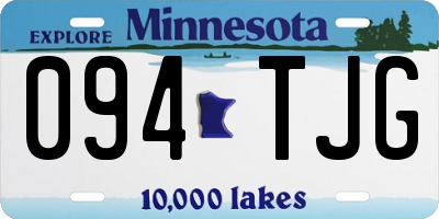 MN license plate 094TJG