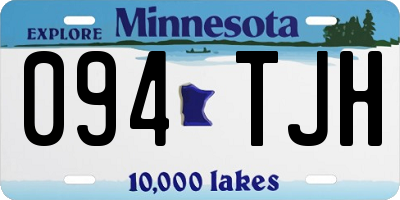 MN license plate 094TJH
