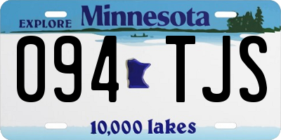 MN license plate 094TJS