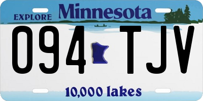 MN license plate 094TJV